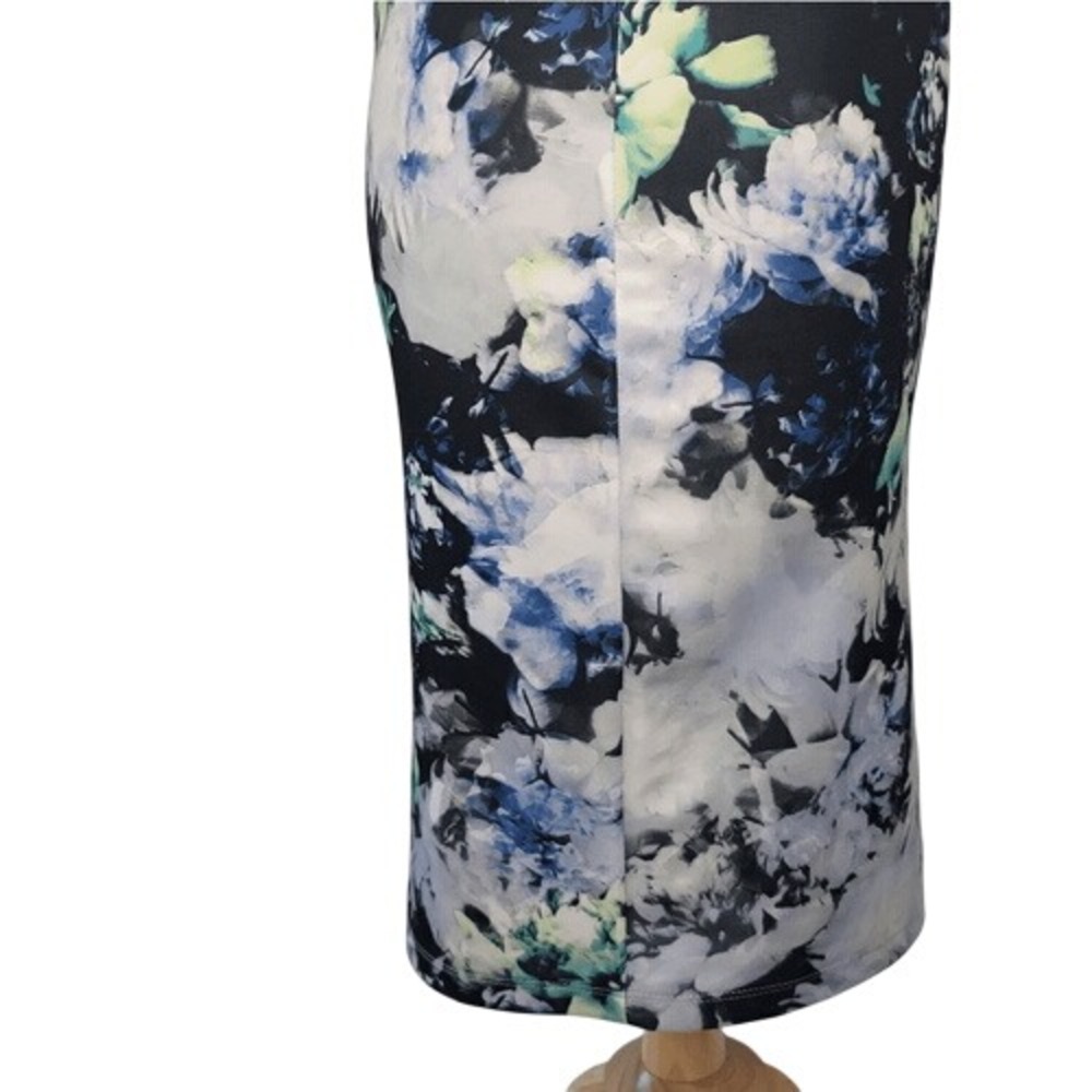 Ashley Stewart Black Floral Sleeveless‎ Dress - Picture 6 of 8